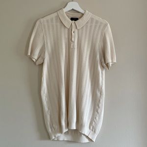 Mens slim fit Zara sweater polo